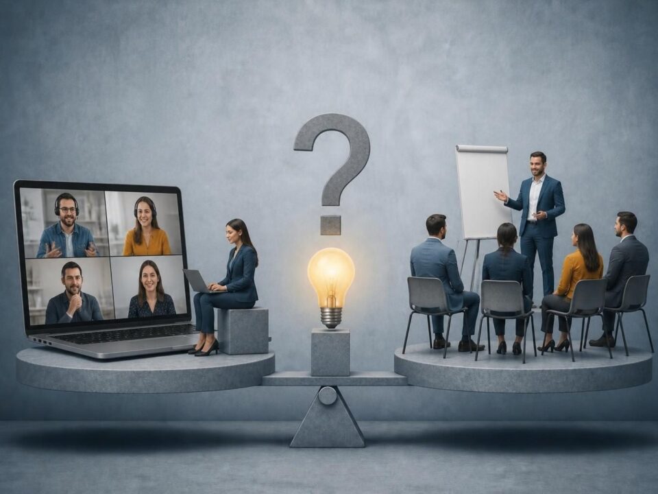 Szkolenie online vs. stacjonarne – czy forma naprawdę ma znaczenie?